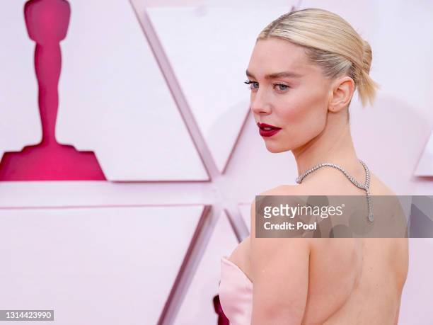 Vanessa Kirby attends the 93rd Annual Academy Awards at Union Station on April 25, 2021 in Los Angeles, California.