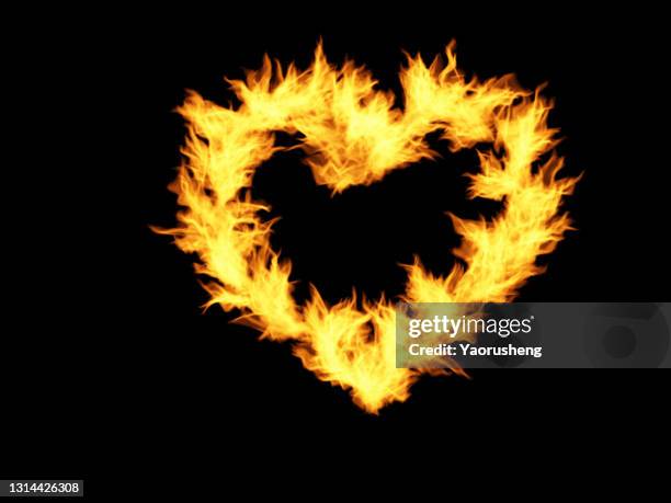 fire heart - smoke heart stock pictures, royalty-free photos & images