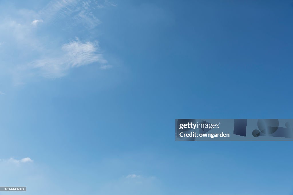 Landscape of the clear sky