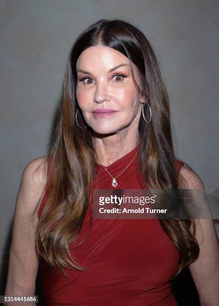 Janice Dickinson attends Charmaine Blake's Oscar Viewing Dinner To Benefit The Faber Ryan Youth Foundation at Amour Ballroom on April 25, 2021 in Los...