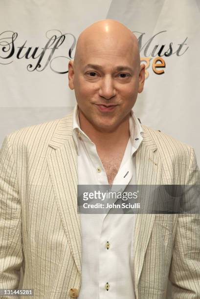 Actor Evan Handler attends the Access Hollywood "Stuff You Must..." Lounge produced by On 3 Productions at the Sofitel Hotel on January 14, 2011 in...