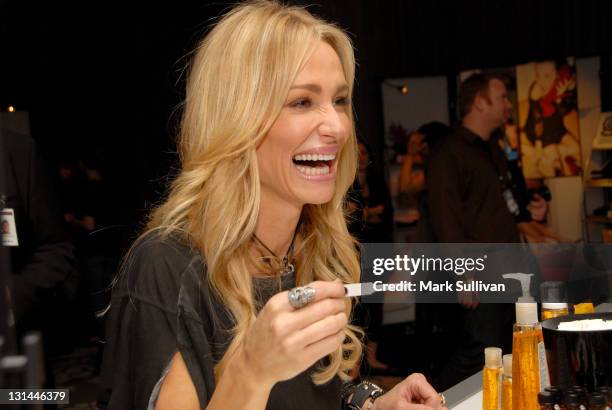 Personality Taylor Armstrong attends the CVS Pharmacy Beauty Club at the Access Hollywood "Stuff You Must..." Lounge produced by On 3 Productions at...