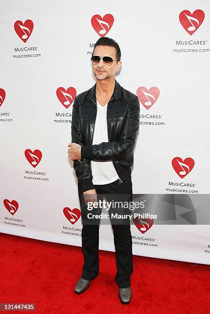 Musician Dave Gahan arrives at the 7th Annual MusiCares MAP Fund Benefit, which provides members of the music community access to addiction recovery...