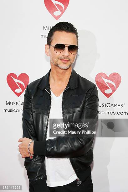 Musician Dave Gahan arrives at the 7th Annual MusiCares MAP Fund Benefit, which provides members of the music community access to addiction recovery...