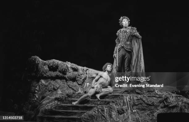 Scene from the opera 'A Midsummer Night's Dream' by Benjamin Britten at the Royal Opera House in Covent Garden, London, UK, 2nd January 1974.