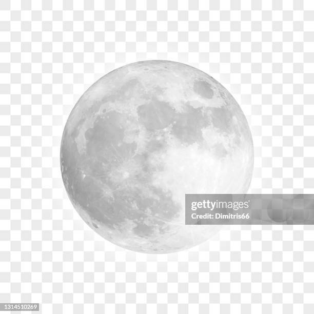 ilustrações, clipart, desenhos animados e ícones de lua cheia realista - lua cheia