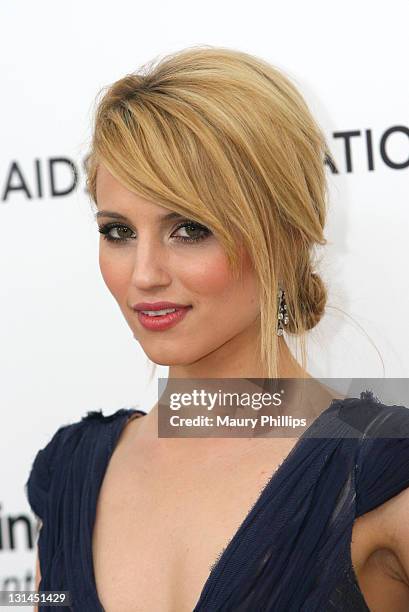 Actress Dianna Agron attends the 19th Annual Elton John AIDS Foundation's Oscar viewing party held at the Pacific Design Center on February 27, 2011...