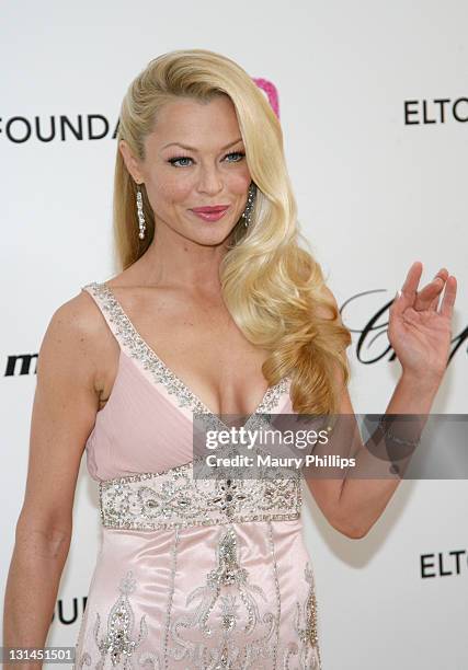 Actress Charlotte Ross attends the 19th Annual Elton John AIDS Foundation's Oscar viewing party held at the Pacific Design Center on February 27,...