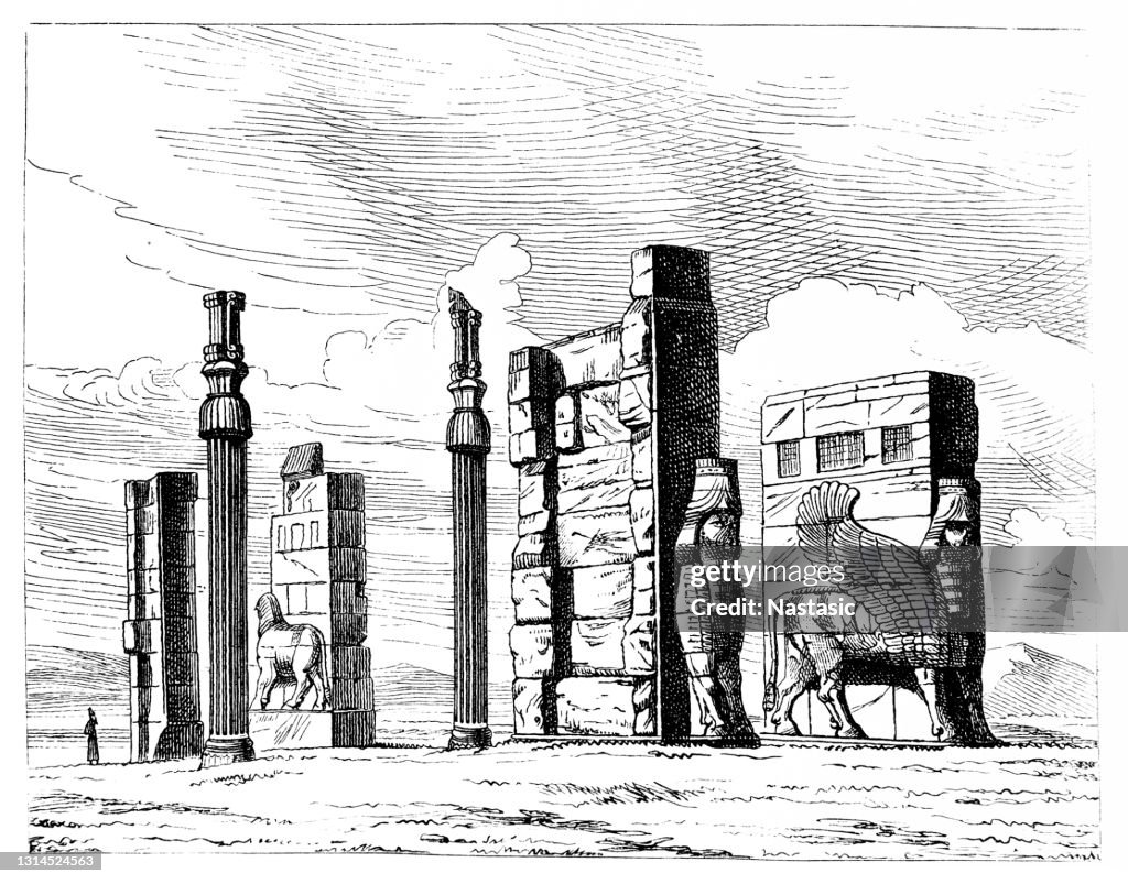 Gate of All Nations (gateway of xerxes ), Persepolis, Iran