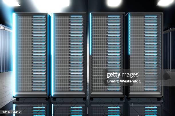 Computer Server Rows 398 Data Center Rows Stock Photos, High-Res Pictures, and Images ...