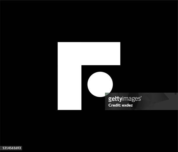 f letter based logo - f stock illustrations
