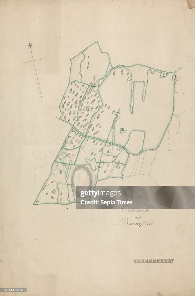 A Collection of Surveys of Scottish Estates of the Earl of Selkirk: Culraven and Broadfield, unknown artist, undated, Graphite, watercolor, gray wash, pen and black ink on slightly textured, moderately thick, cream wove paper, Sheet: 19 7/8 × 13 3/4 inche