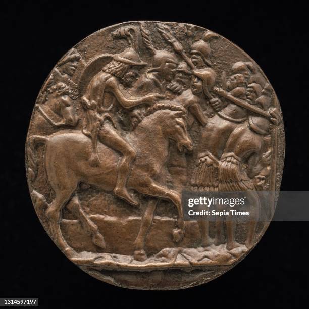 Pseudo Melioli, , Italian, active late 15th century - early 16th century, Romans Passing Under the Yoke, late 15th - early 16th century,...