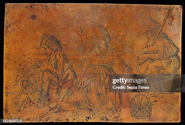 Italian 15th Century, , Various Occupations, fourth quarter 15th century, engraved copper plate, overall: 15 x 22.4 cm .