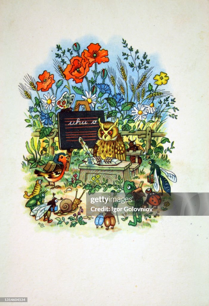Reproduction of antique postcard...