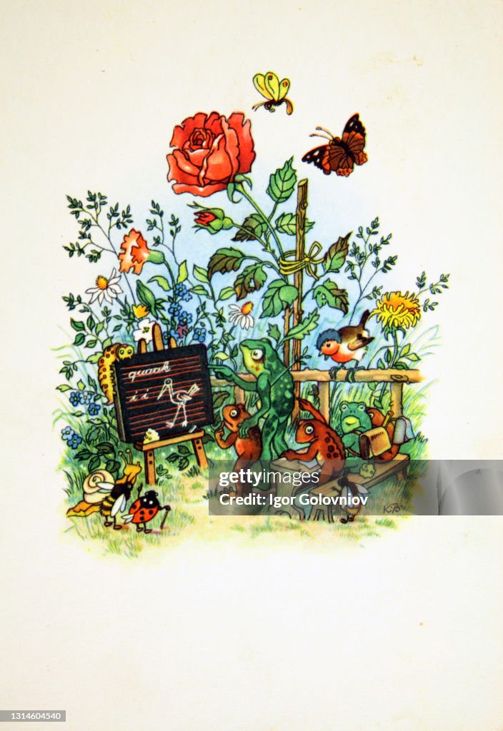 Reproduction of antique postcard...