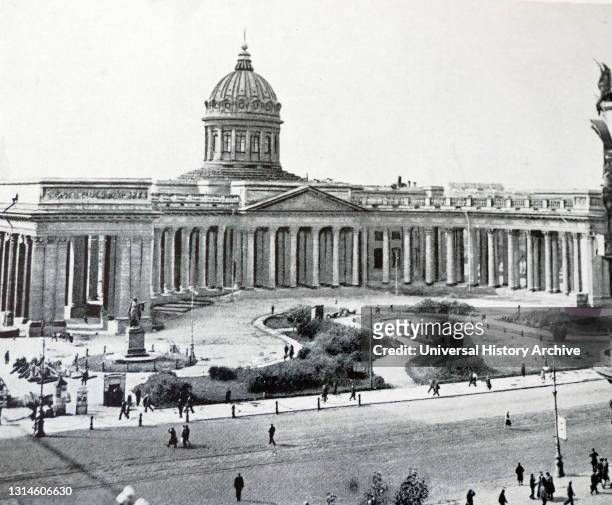 Religious History Museum of the USSR Academy of sciences (ex. Kazan Cathedral. 1801-1811. Former Kazan Cathedral is one of the best monuments of...