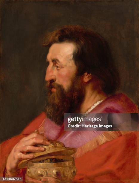 Head of One of the Three Kings: Melchior, The Assyrian King, c. 1618. Artist Peter Paul Rubens.