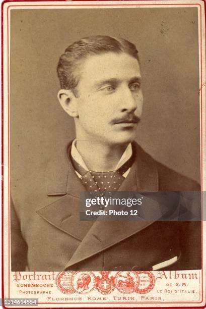 Louis Napoleon Eugene Jean Joseph Bonaparte . Son of Napoleon III and Eugenie de Montijo, Countess of Teba . Photograph by Schemboche. Paris,...