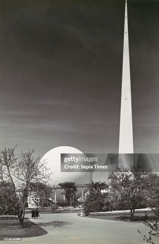 Perisphere Trylon and Perisphere, New York World's Fair, ca. 1939, Gelatin... News ...