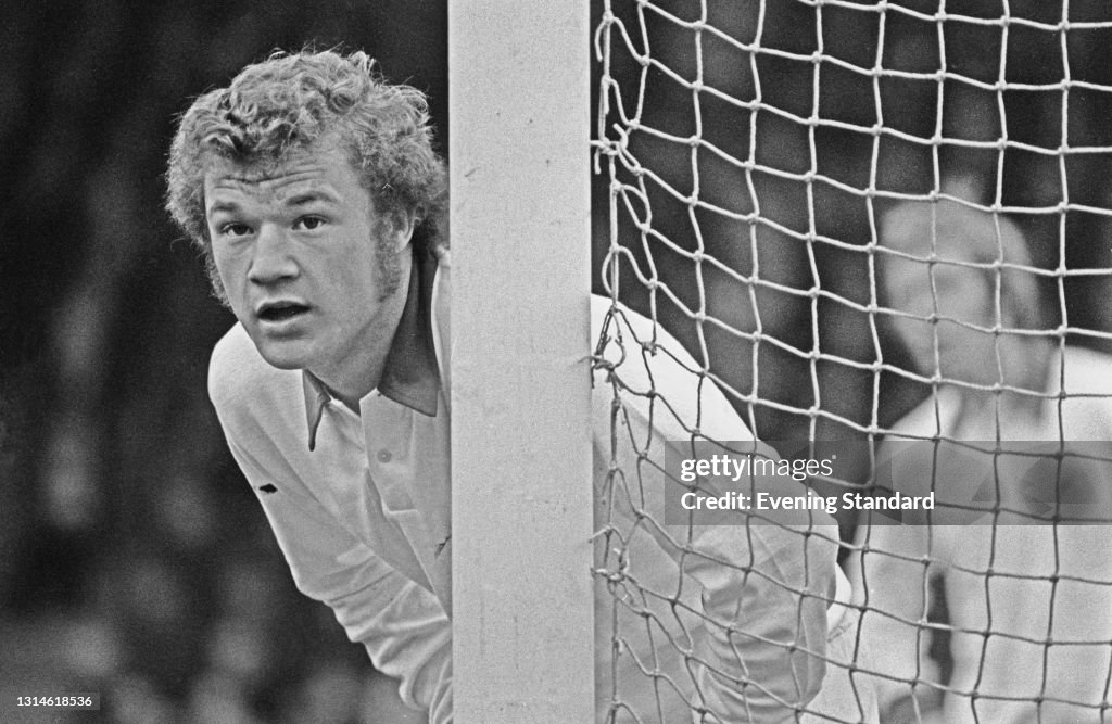 Denny Riffe English footballer Dennis Rofe, the Leicester City full back, during ...