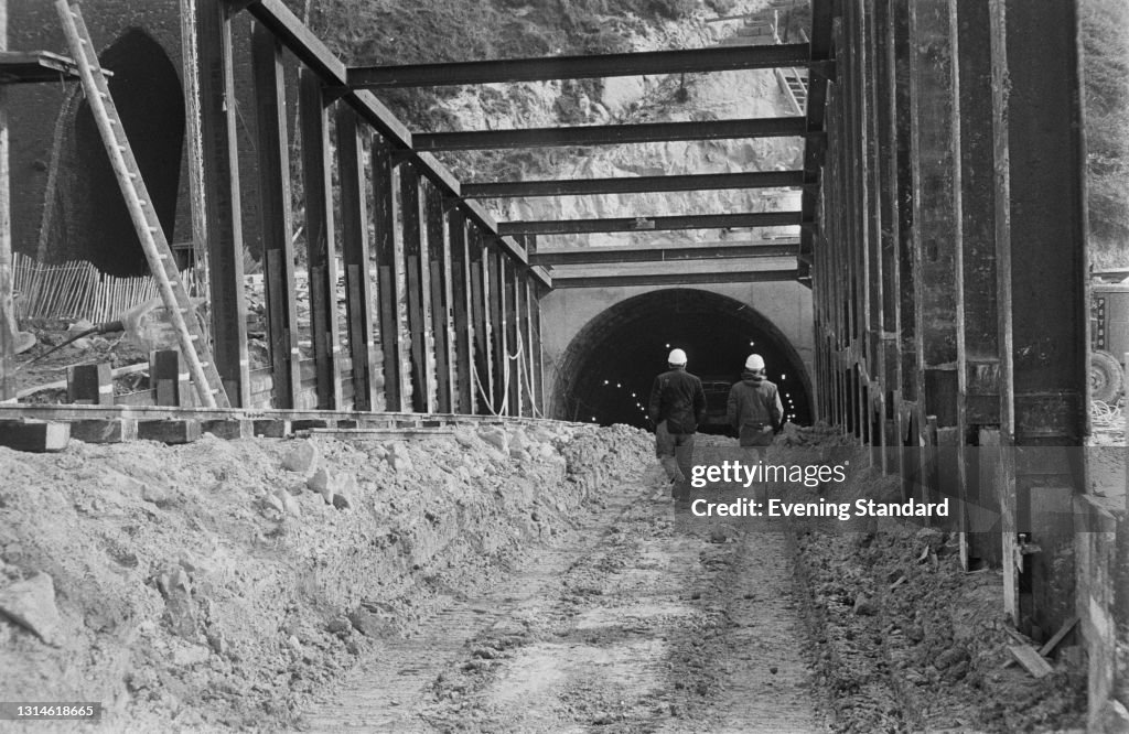 Channel Tunnel At Shakespeare Cliff
