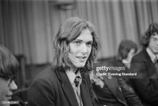 Tim Pope, a pupil at Latymer Grammar School in London, and one of the first to take the new Film Studies O-level, UK, April 1974. He went on to a...