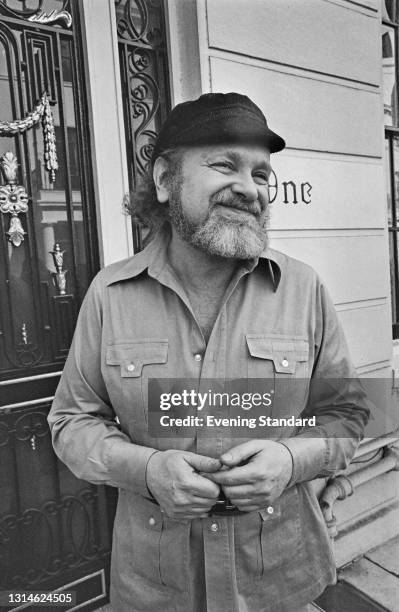 Businessman and financier Bernard Cornfeld , UK, 6th April 1974. He was arrested the year before for mismanagement of the Investors Overseas Services...