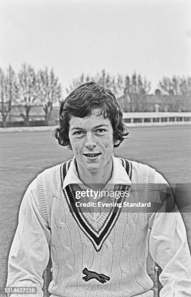 English cricketer Nigel Briers of Leicestershire County Cricket Club, UK, 23rd April 1974.