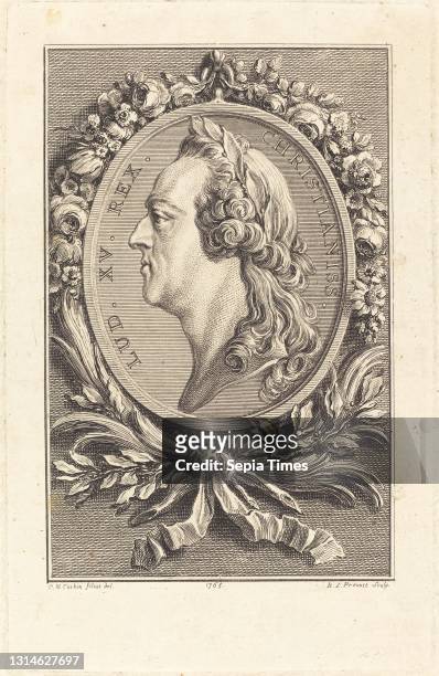Benoit-Louis Prevost, , French, c. 1735 - 1804, Charles-Nicolas Cochin II, , French, 1715 - 1790, Louis XV engraving on laid paper, plate: 16.4 x...