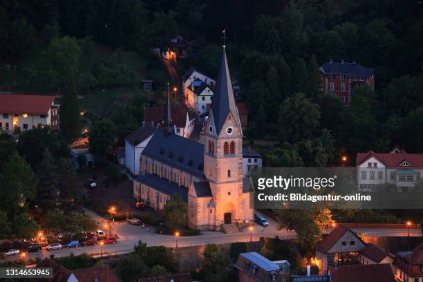 Old town and church to our beloved woman, unsere liebe Frau, Kulmbach, Upper Franconia, Bavaria, Germany.