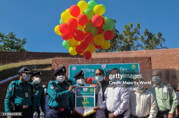 Sylhet, Bangladesh. 1st December 2020. MD Nisharul Arif, Police Commissioner of Sylhet Metropolitan Police , MASHUQ UDDIN AHMED - President at...