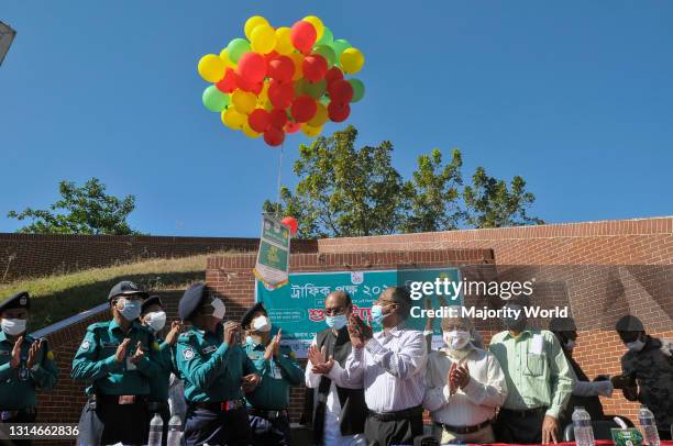 Sylhet, Bangladesh. 1st December 2020. MD Nisharul Arif, Police Commissioner of Sylhet Metropolitan Police , MASHUQ UDDIN AHMED - President at...