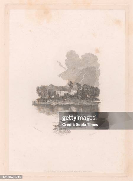 Lochmaben Castle, Print made by James T. Willmore, 1800–1863, British, after Joseph Mallord William Turner, 1775–1851, British Etching; open etching...