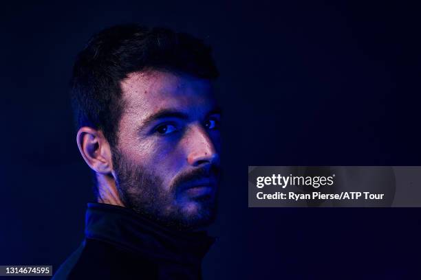 Juan Ignacio Londero of Argentina poses for a portrait at Melbourne Park on January 18, 2020 in Melbourne, Australia.