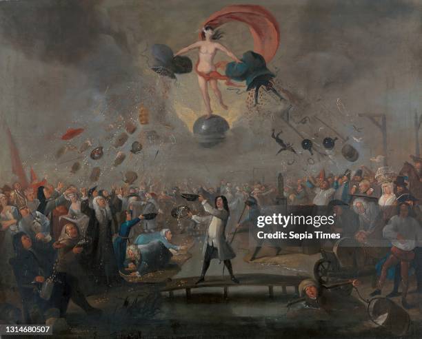 Allegory of Fortune, Balthazar Nebot, active 1730–1762, Spanish, active in Britain , ca. 1730, Oil on canvas, Support : 28 5/16 x 35 1/8 inches ,...