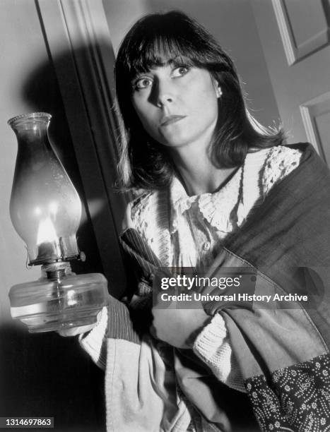Kate Jackson, Half-Length Publicity Portrait for the Television Movie, "The Stranger Within", CBS-TV, 1990.