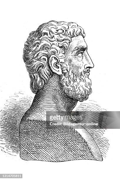 Alcibiades, c. 450 B.C. - 404 B.C., was an important Athenian statesman, orator and general / Alkibiades, um 450 v. Chr. - 404 v. Chr., war ein...