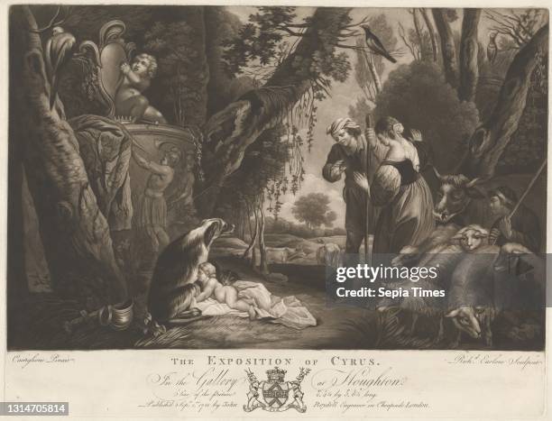 The Exposition of Cyrus, Print made by Richard Earlom, 1743–1822, British, after Giovanni Benedetto Castiglione, c.1610–1665, Italian, Published by...