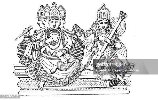 Brahma Hindu God StockFotos und Bilder Getty Images