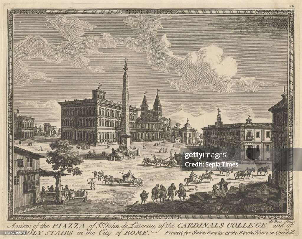 A View of the Piazza of St. John de Lateran