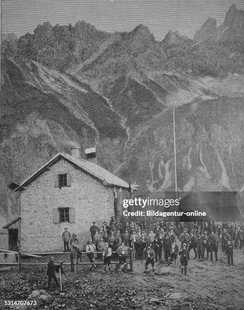 The opening of the Kemptner Hut in the Allgäu Alps Bavaria, Germany / Die Eröffnung der Kemptner Hütte in den Allgäuer Alpen Bayern, Deutschland,...