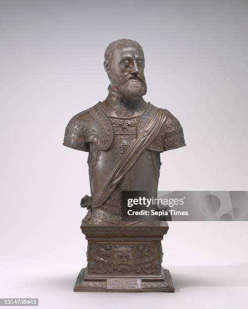 Flemish 16th Century, , Leone Leoni, , Milanese, c. 1509 - 1590, Emperor Charles V, 1550/1568, bronze, overall: 109 x 56 x 42.1 cm .