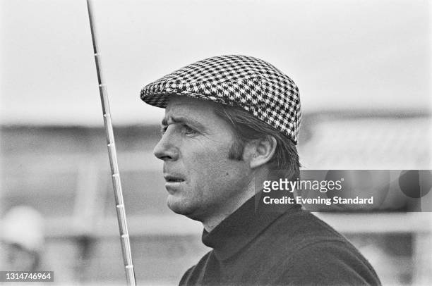 South African golfer Gary Player during the 1974 British Open Championship at Royal Lytham & St Annes Golf Club in Lancashire, UK, 11th July 1974.
