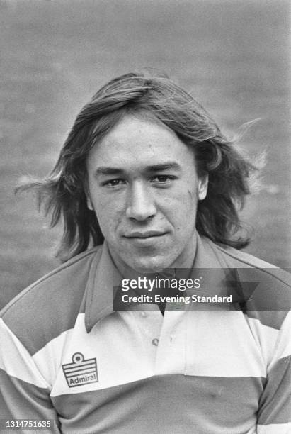 English footballer John Beck of League Division 1 team Queens Park Rangers FC at the start of the 1974-75 football season, UK, 1st August 1974. He is...