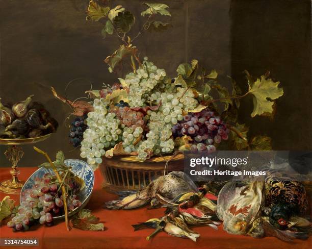 Still Life with Grapes and Game, c. 1630. Artist Frans Snyders.