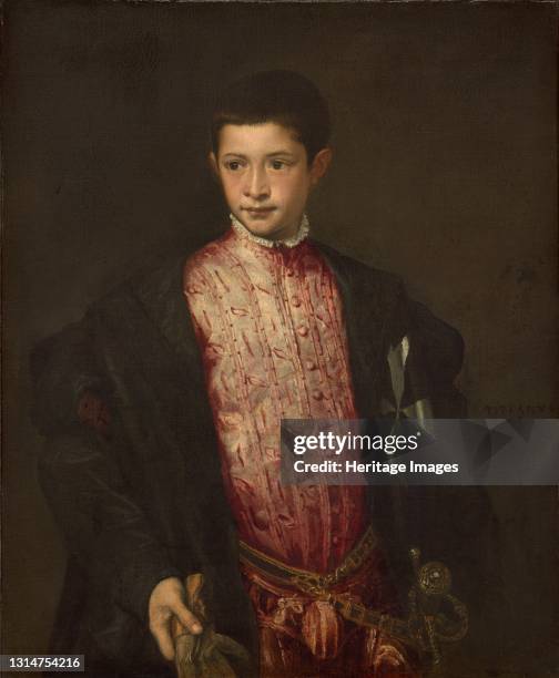 Ranuccio Farnese, 1541-1542. Artist Titian.