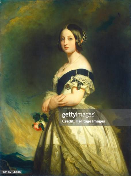 Queen Victoria, c. 1843. Artist Studio of Franz Xaver Winterhalter.