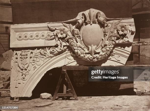 Ornamental Sculpture from the Paris Opera House , 1865. Artist Louis-Emile Durandelle.