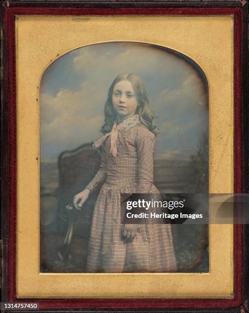Portrait of a Girl, late 1840s. Artist William Edward Kilburn.